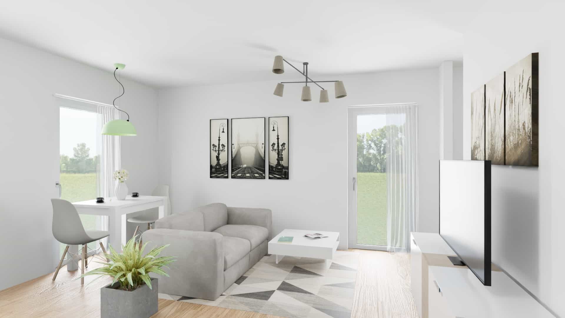 Rendering Kapitalanlage Ingolstadt – Wohnatmosphäre Beispiel 2