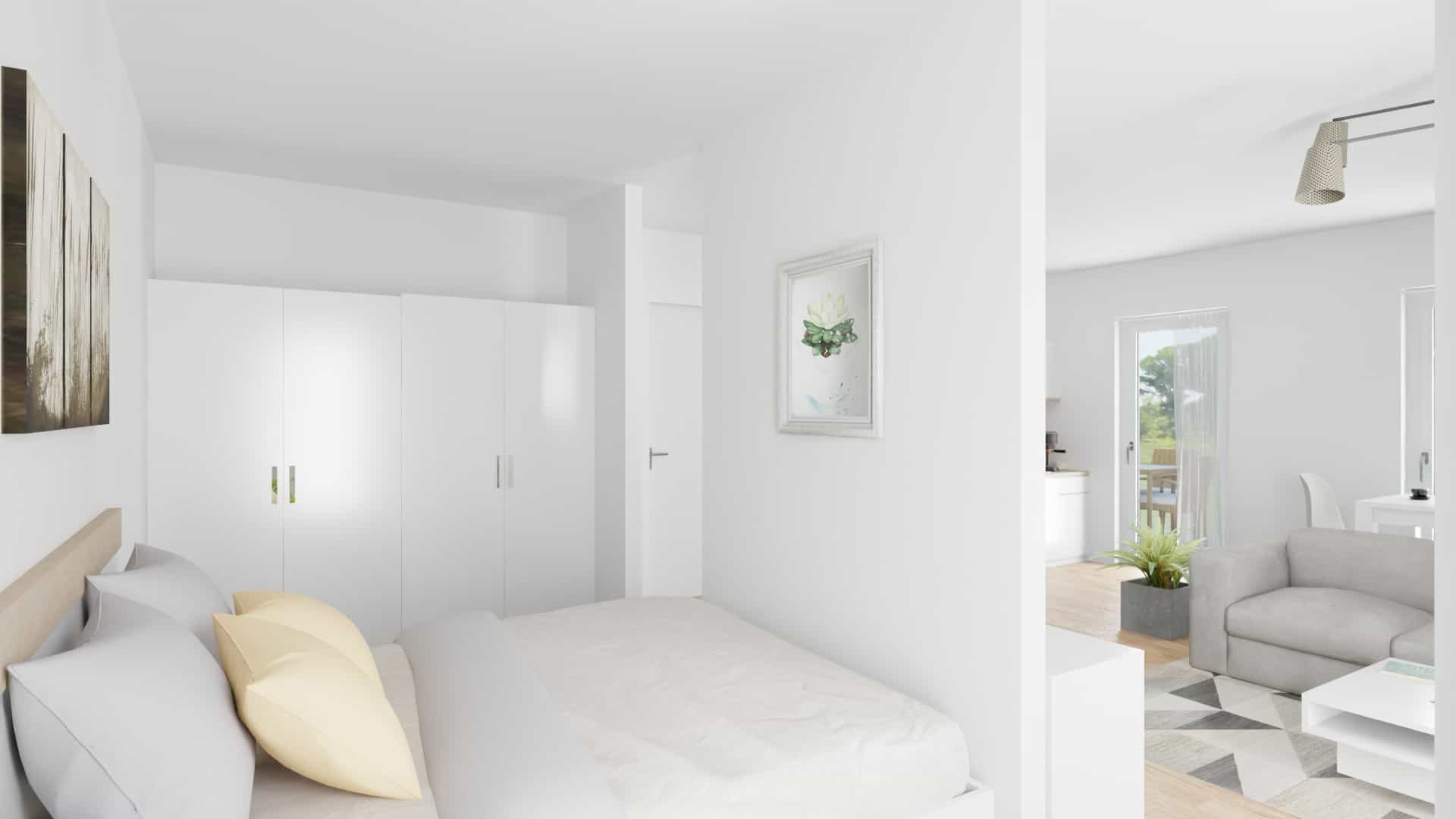 Rendering Kapitalanlage Ingolstadt – Wohnatmosphäre Beispiel 3