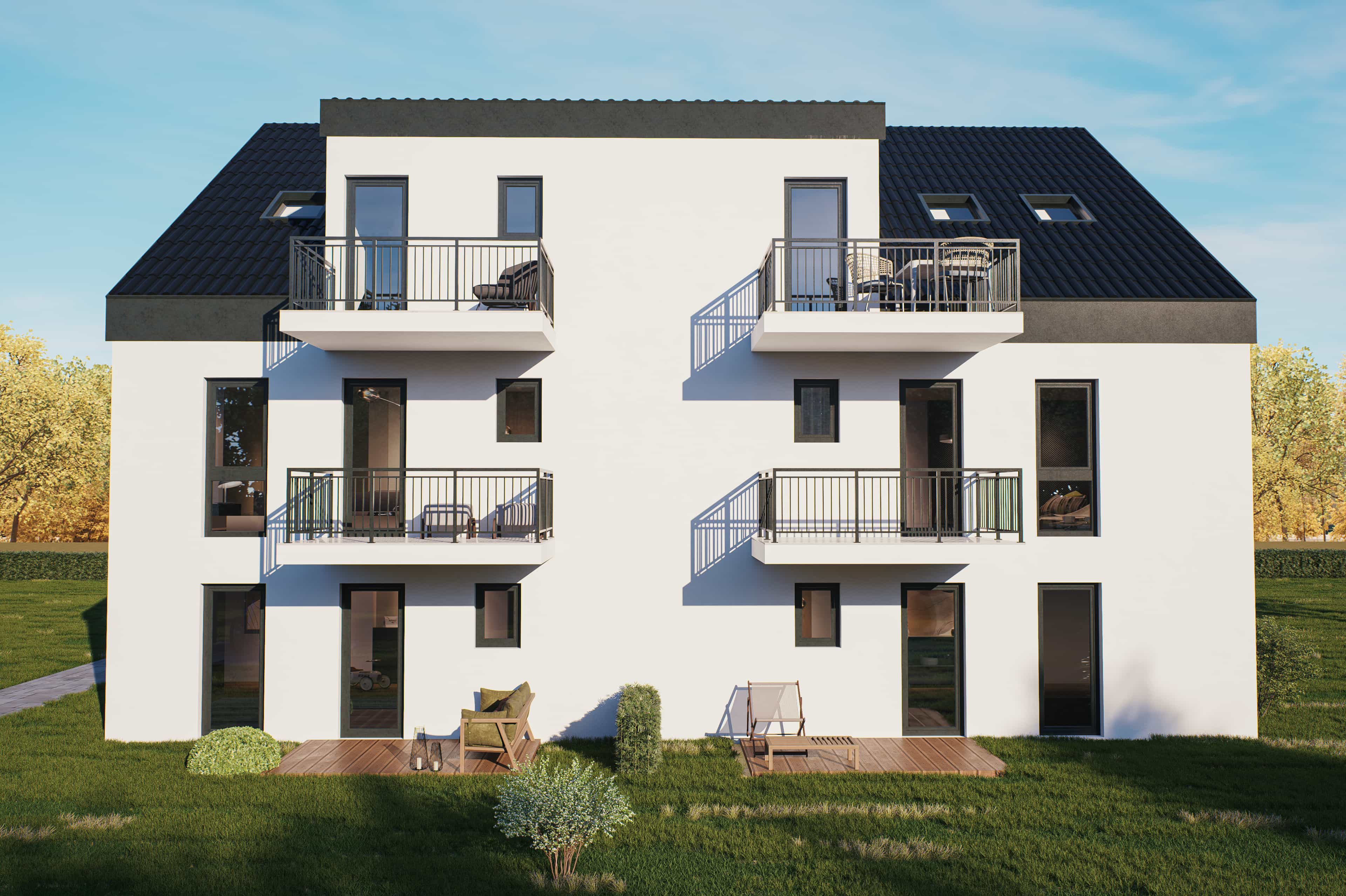 Kapitalanlage Ingolstadt – KfW 40 QNG Visualisierung Szene 6